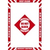 Floor Markers & Safety Signs for Industrial, Occupational Health & Safety