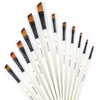 Angled Paint Brushes for Crafts & Arts | Office & School Supplies