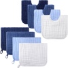 Baby Bib & Burp Cloth Sets for Feeding